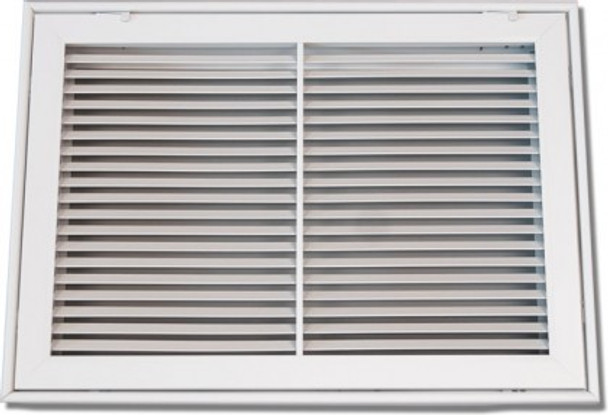 25 X 12 Air Return Filter Grille Bar Face PSFBFGW2512