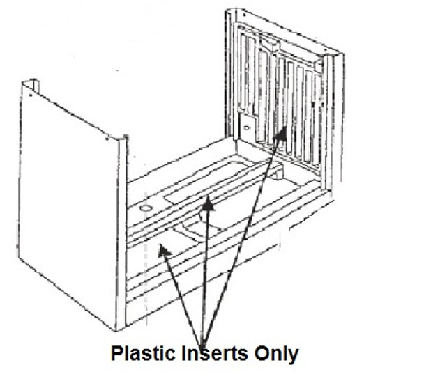 Plastic Tray and Sides for Aerocool 4800 12" 5-6-169