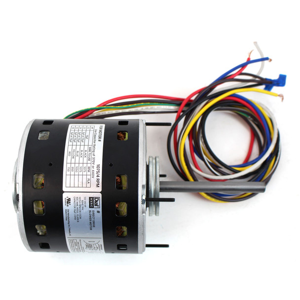 Furnace Blower Motor 1/6 - 1/2 Horse Power 1075 RPM 115 Volt  4 speed