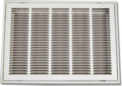 20X20 Air Return Filter Grille Stamped Face White PSFGW2020