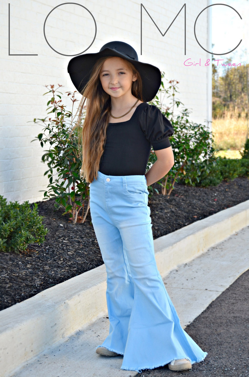 Tween Black Flare Pant