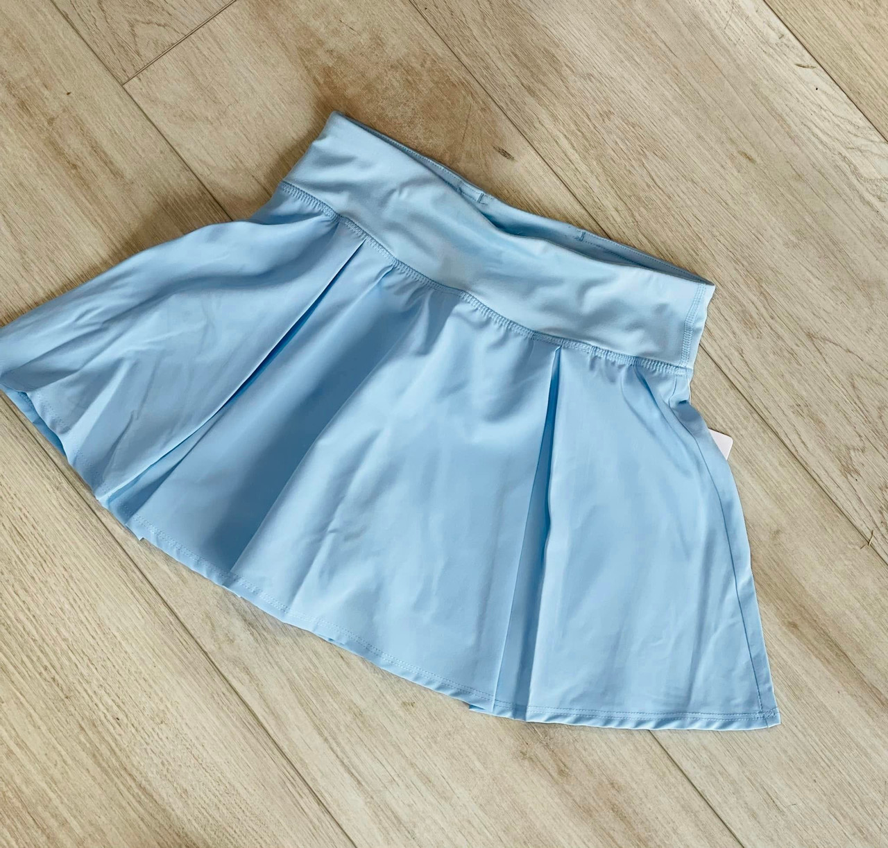 Plissè Mini Skirt with Inner Shorts