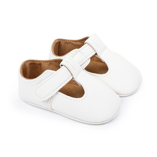 Infants White Mary Jane Moc's