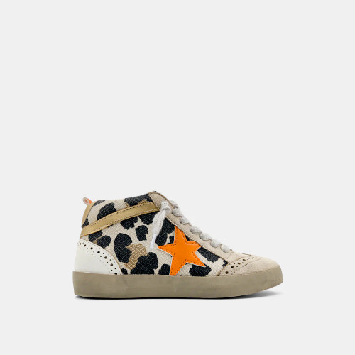 Shu Shop Leopard Orange Star High Tops Youth