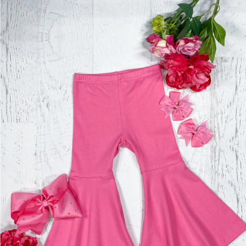 Hot Pink Soft Flare Pants 