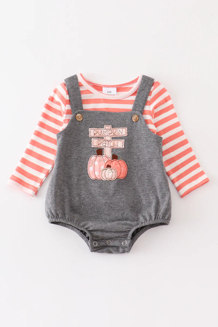 Pumpkin Patch 2pc Romper Set