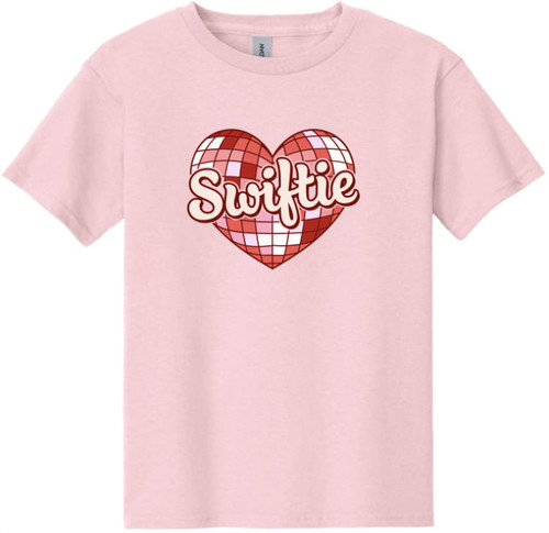 Swiftie Disco Heart Tshirt Youth