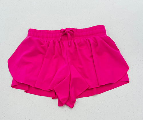 Flowy short Fuschia