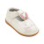 Squeaker Infant Shoes in White Bunny