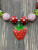 Strawberry Bubblegum Bead Necklace