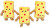 Pizza Party Plush w/removable plushies!