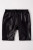 Black Metallic Bike Shorts