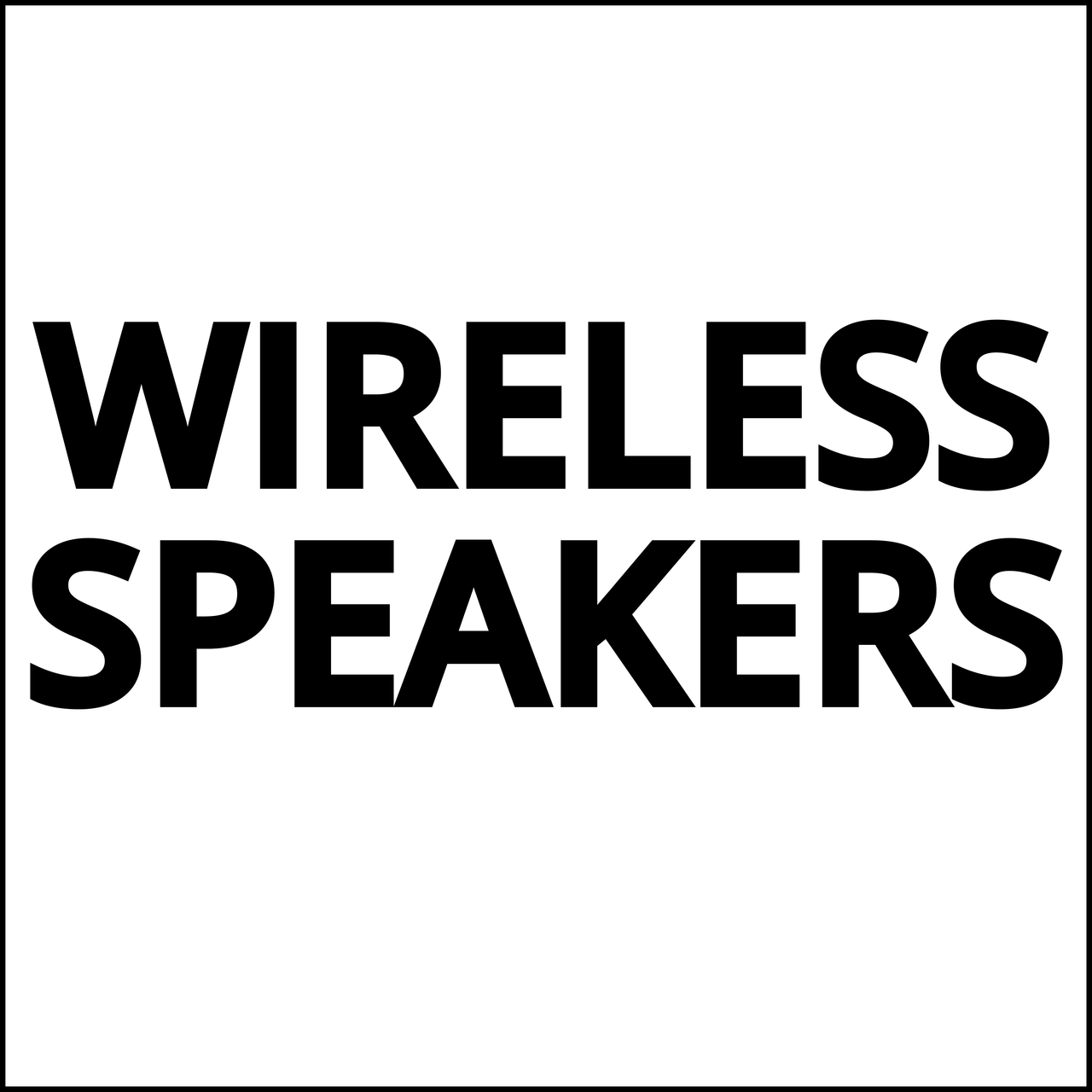WIRELESS SPEAKER