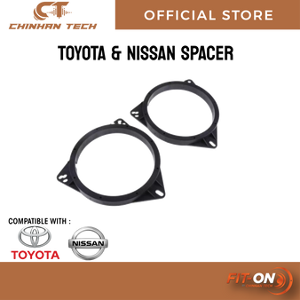 FIT ON Toyota / Nissan 6.5" Speaker ring [2 Pieces]