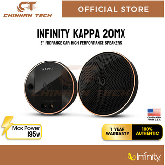 Infinity Kappa 20mx Kappa Series 2" midrange speakers