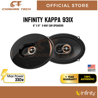 Infinity Kappa 93ix 6 x9  3-way car speakers
