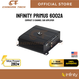 Infinity Primus 6002A Compact 2-channel car amplifier