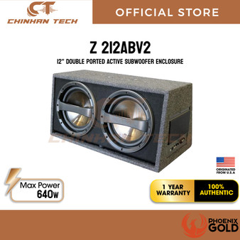 Phoenix Gold Z212ABV2 - 12' DOUBLE SUB ENCLO DUAL