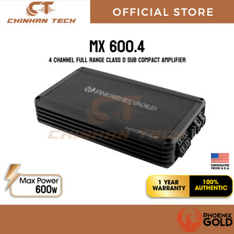 Phoenix Gold MX600.4 - MX SERIES 4 CHANNEL AMPLIFIER