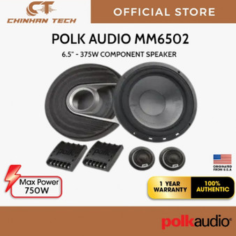 Polk Audio MM6502 Series 6.5 Inch 375W Component Speakers