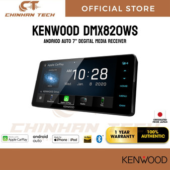 Kenwood DMX820WS Andriod Auto 7" Degital Media Receiver