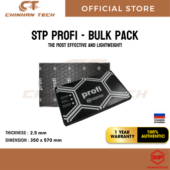 STP PROFI  - Car Soundproof Sound Insulation Noise Cancelling Heat Reduction  [1 Box]