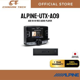 ALPINE UTX A09  ADD IN HI-RES AUDIO PLAYER ALPINE UTX A09  ADD IN HI-RES AUDIO PLAYER