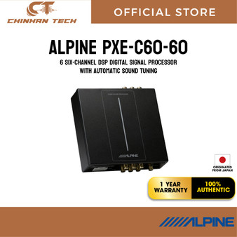 Alpine PXE-C60-60 OPTIM™6 six-channel DSP digital signal processor with automatic sound tuning Alpine PXE-C60-60 OPTIM™6 six-channel DSP digital signal processor with automatic sound tuning