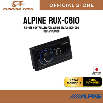 Alpine RUX-C810 Remote Controller for Alpine Status HDP-D90 DSP amplifier Alpine RUX-C810 Remote Controller for Alpine Status HDP-D90 DSP amplifier