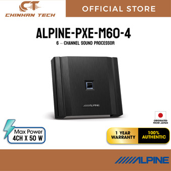 ALPINE-PXE-M60-4 6 – CHANNEL SOUND PROCESSOR