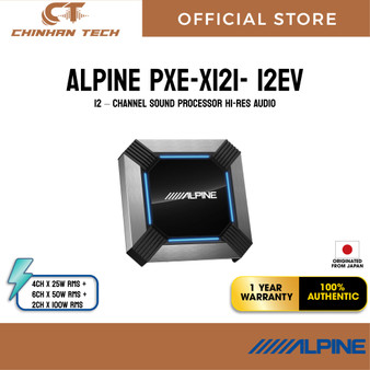ALPINE PXE-X121- 12EV  12 – CHANNEL SOUND PROCESSOR HI-RES AUDIO ALPINE PXE-X121- 12EV  12 – CHANNEL SOUND PROCESSOR HI-RES AUDIO