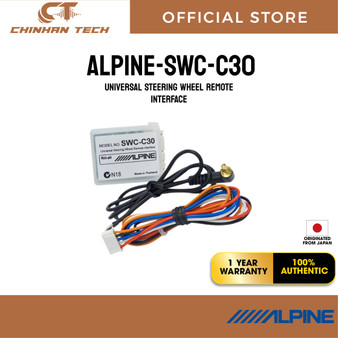 ALPINE SWC-C30 UNIVERSAL STEERING WHEEL REMOTE INTERFACE