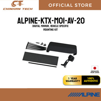 ALPINE KTX-M01-AV-20 Digital Mirror, Vehicle Specific Mounting Kit ALPINE KTX-M01-AV-20 Digital Mirror, Vehicle Specific Mounting Kit
