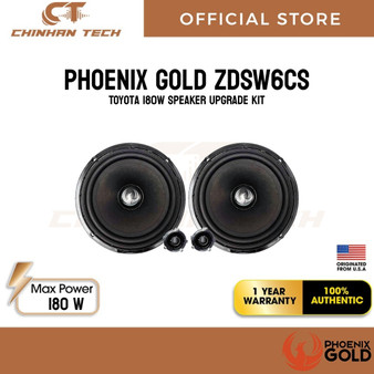 Phoenix Gold ZDSW6CS High-Quality 6-inch Component speaker upgrade kit for a variety of different Volkswagen models (For specific models please view vehicle applications) Phoenix Gold ZDSW6CS High-Quality 6-inch Component speaker upgrade kit for a variety of different Volkswagen models (For specific models please view vehicle applications)