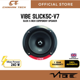VIBE SLICK5C-V7: Slick 5 Inch Component Speaker