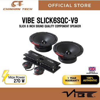 VIBE SLICK6SQC-V9: Slick 6 Inch Sound Quality Component Speaker