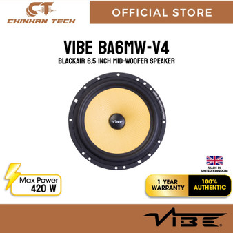 VIBE BA6MW-V4 – Blackair 6.5 inch Mid-Woofer speaker
