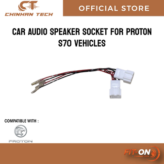 Car Audio Speaker Socket for PROTON S70 vehicles - 1 pair