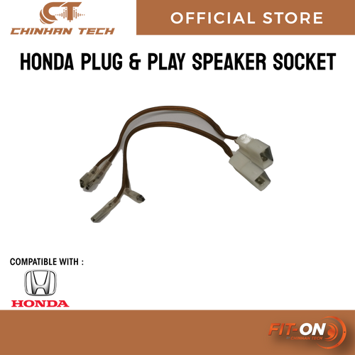 FIT ON Honda Plug & Play Speaker Socket