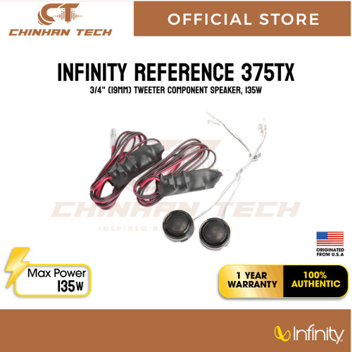 Infinity Reference REF-375TX 3/4  Textile Dome Tweeters