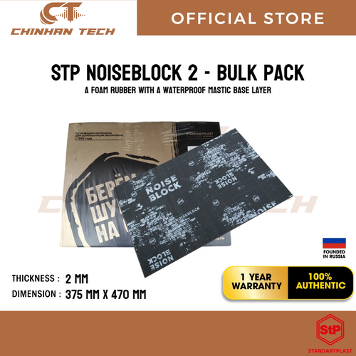STP NOISEBLOCK 2 - 2mm sound-insulating material  [1 Box]