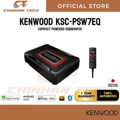 Kenwood KSC-PSW7EQ Compact Powered Subwoofer