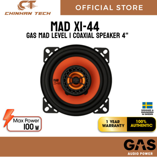 GAS AUDIO MAD X2-44 MAD-series Level 2 coaxial speaker 4