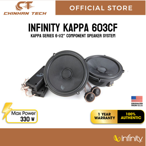 Infinity Kappa 603CF Kappa Series 6.5" Component Car Speakers
