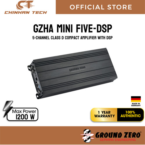GZHA MINI FIVE-DSP    5-channel class D compact amplifier with DSP