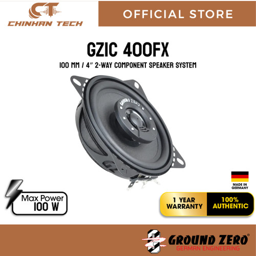 GZIC 400FX 100 mm / 4″ 2-way component speaker system