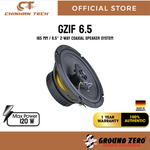 GZIF 6.5 165 mm / 6.5″ 2-way coaxial speaker system