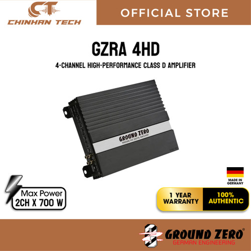 GZRA 4HD 4-channel high-performance class D amplifier