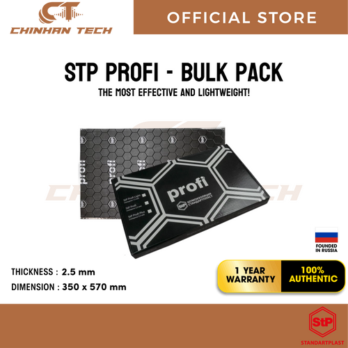 STP PROFI  - Car Soundproof Sound Insulation Noise Cancelling Heat Reduction  [1 Box]