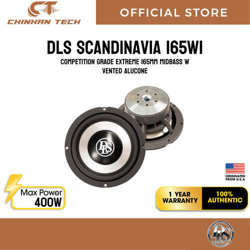 DLS Scandinavia 165Wi  Competition grade extreme 165mm midbass w vented alucone